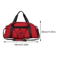 thumbnail image 2 of Bolsa de deporte con compartimento para zapatos y bolsillo húmedo para pasar la noche para mujeres y hombres, 2 of 4