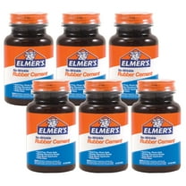 Elmer's Rubber Cement, 4 oz w/Applicator, Pack of 6