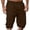 Brown, variant on FASHOFT Mens Cargo Shorts with Multi Pockets Twill Cotton Relaxed Fit Outdoor Casual Summer Cargo Short for Men Army Green L