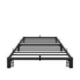thumbnail image 3 of Bed Frame Full Size, 10 Inch Metal Platform, No Screws Needed, No Box Spring Needed, Heavy Duty, 800 Lbs Capacity, Reinforced Iron Slats & Legs, 3 of 11