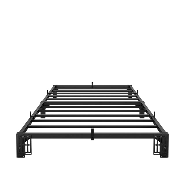 Base de Cama de Plataforma de Metal de Perfil Bajo - Tamaño Twin, 6 Pulgadas de Alto, Láminas de Acero de Alta Resistencia, No Se Necesita Box Spring, sin Ruido, Fácil de Montar, Almacenamiento Debaj