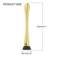 thumbnail image 2 of Uxcell 9inch Stainless Steel Cocktail Muddler Drink Muddler Bar Tool Gold, 2 of 6
