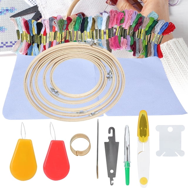 Durable Use Corrosion- Embroidery Kit, Embroidery Set, For Sewing Embroidery DIY Design