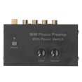 thumbnail image 1 of Phono Turntable Preamp, Turntable Preamplifier Compact Design Record Player Preamplifier Electronic Sound Stereo Phonograph Preamplifier Low Noise PP500P 100-240V, 1 of 7