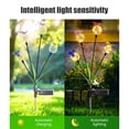 thumbnail image 5 of Solar Outdoor Butterfly Ball Swaying Lights - Waterproof Garden Yard Landscape Decor, Automatic Dusk to Dawn, Easy Install, Pathway and Patio Lighting Yellow, 5 of 6
