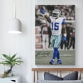 thumbnail image 5 of Ezekiel Elliott Canvas Poster Painting On Canvas Wall Art Poster Scroll Picture Print Living Room Walls Decor Home Posters 24x36inch(60x90cm), 5 of 6