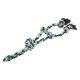 thumbnail image 5 of Cuerda de masticar en forma de nudos para perros Unique Bargains, cuerda de algodón trenzada duradera para limpiar los dientes de gatos y perros, color rosa, azul y verde, 5 of 7