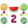 Party Supply NEW! TWO-TI FRUITY 2nd Second Birthday Party Balloons Decoration Supplies Pineapple