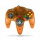 thumbnail image 1 of Control TeknoGame  para Nintendo 64 N64 naranja fuego, 1 of 2