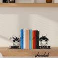 thumbnail image 4 of Shinelab Frog Metal Bookends, Farmhouse Desk Decor, Frog Gift For Book Lovers 12997, 4 of 5