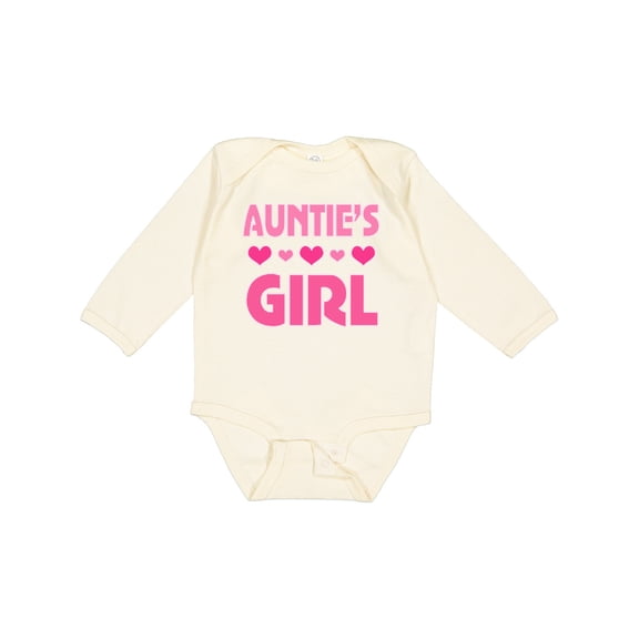 Inktastic Auntie Girl Niece Girls Long Sleeve Baby Bodysuit