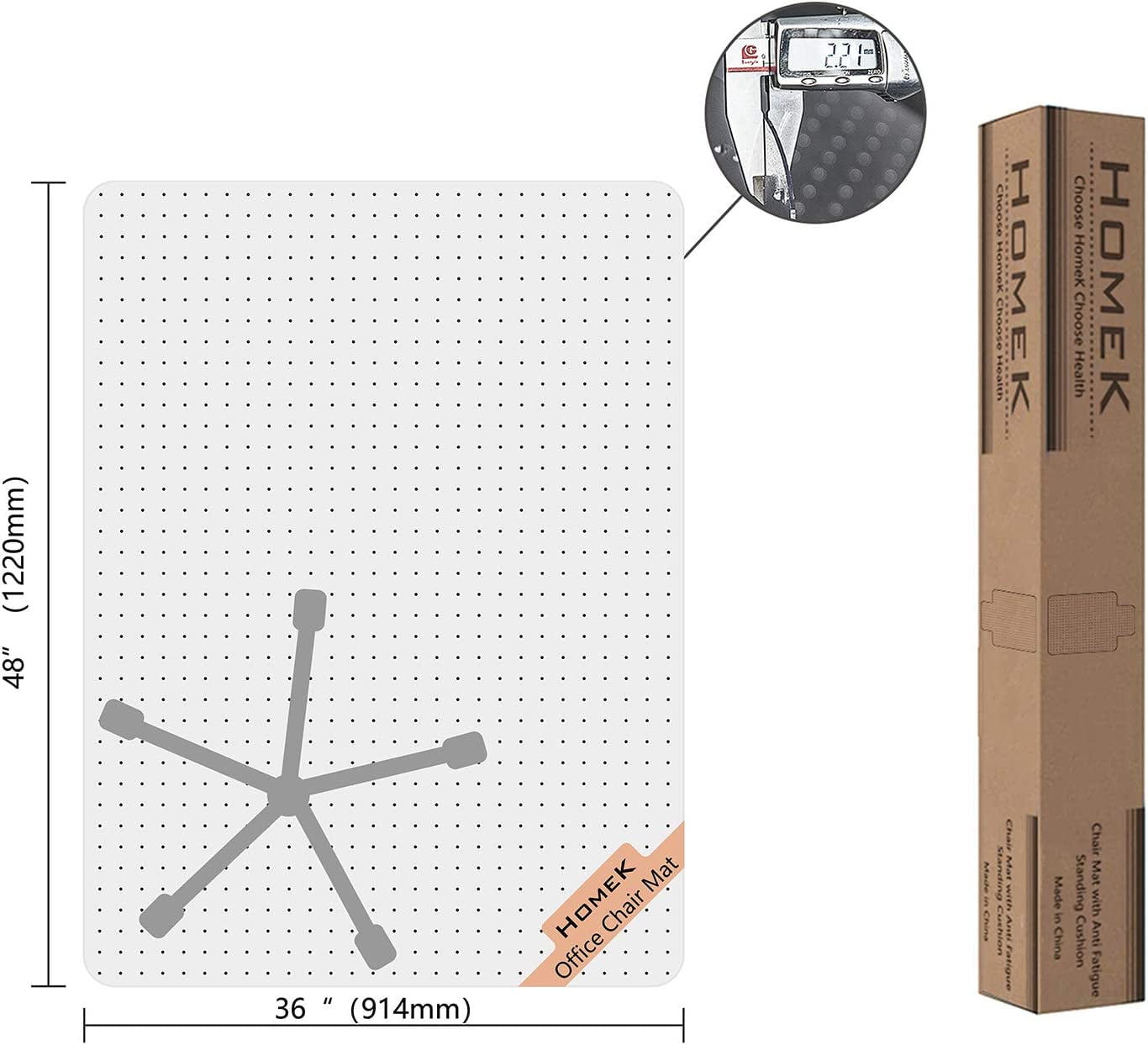 Chair Mat with Standing Cushion