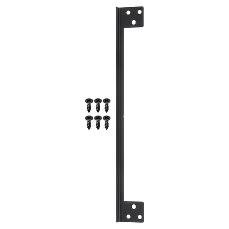 11 Inch Door Latch Cover, 1 Pcs Door Latch Shield Plates Security Reinforcement Black