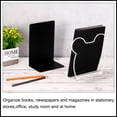 thumbnail image 5 of Unique Bargains Metal Bookend with L Shape Design 5.35"x3.74"x7.68" 2 Set Green, 5 of 5