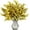 Yellow, variant on 15 Pcs Babys Breath Artificial Flowers Gypsophila Bouquets Bulk Real Touch Fake Silk Flowers for Home Wedding DIY Floral Arrangement Kitchen Table Centerpiece Christmas Decoration (Gold)