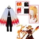 thumbnail image 4 of Rengoku-Disfraz de Demon Slayer, Cosplay de Anime, Kimetsu No Yaiba, Kimono, peluca Haori, anillo, traje de Halloween, 4 of 4