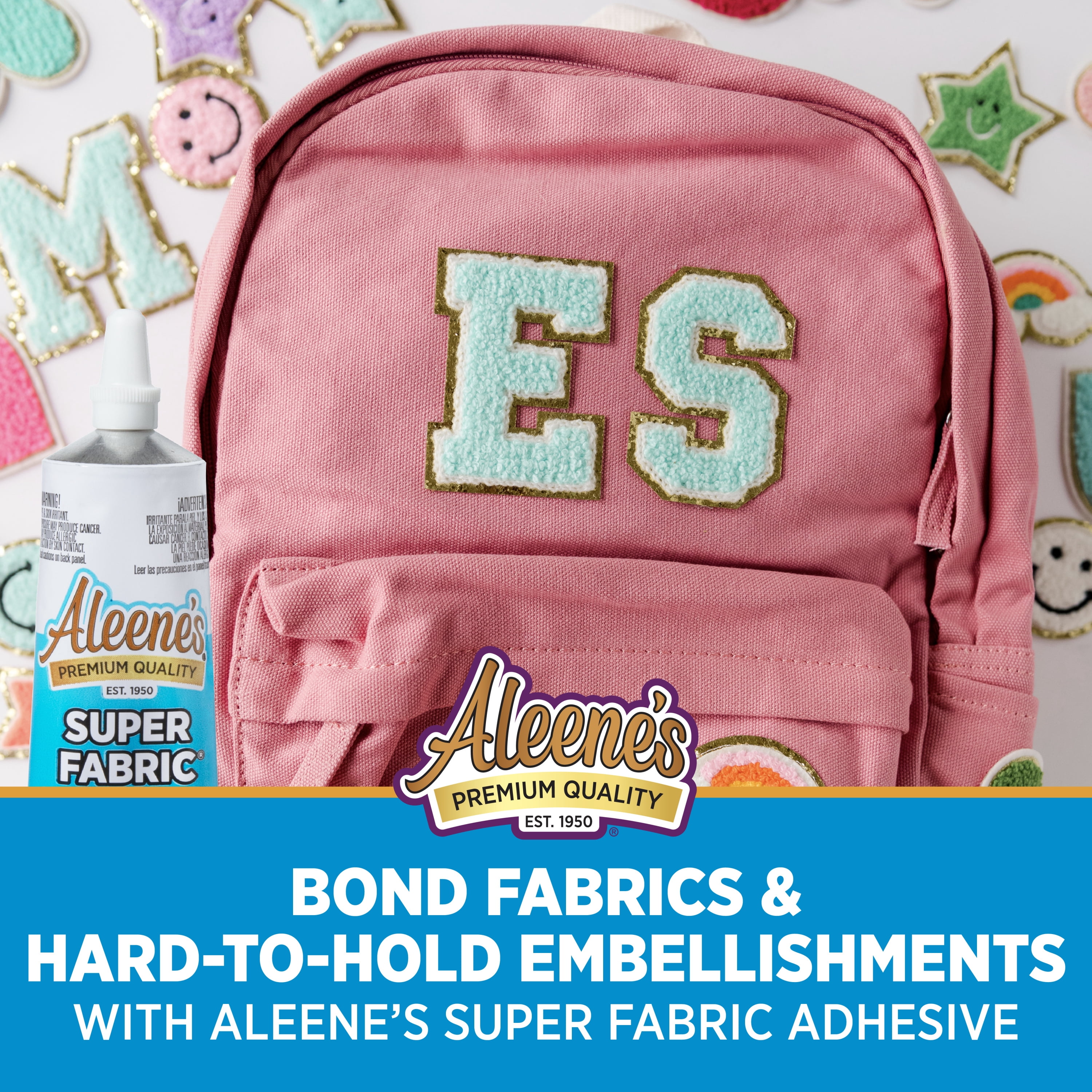 Aleene's Super Fabric Adhesive 1.5 fl oz, Fast Drying, Clear Permanent Fabric Adhesive