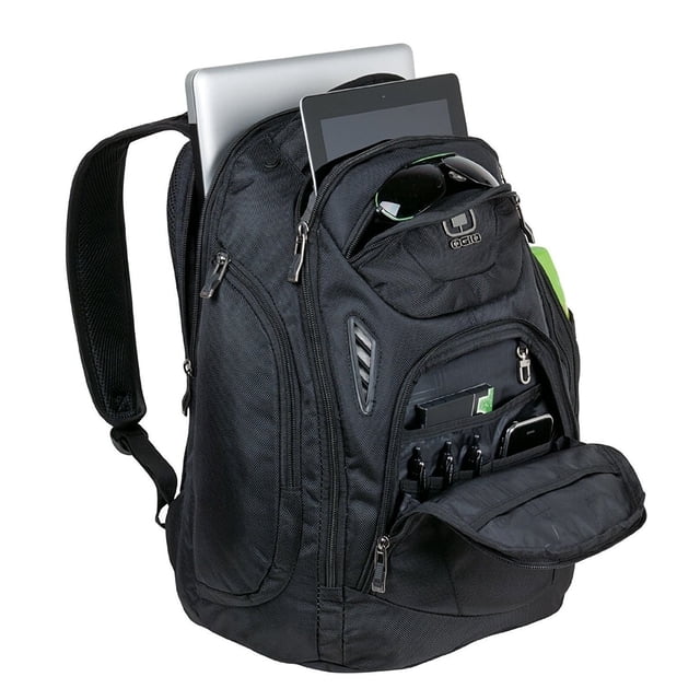 Mochila OGIO Mercury 17 para ordenador portátil para hombres, color negro