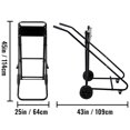 VEVOR Boat Motor Stand, 350 Lbs. Outboard Motor 160 Kg Engine Stand, Six Wheels Dolly, Heavy