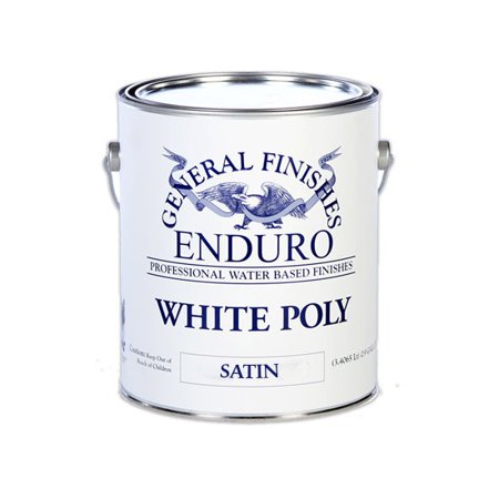 Pole Finish - General Finishes, White Poly, Satin, Gallon