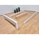 thumbnail image 3 of Base Para Cama Matrimonial Muebles GM Tradicional Desarmable Madera de Pino Con Laca Color Blanco, 3 of 5