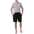 thumbnail image 5 of George Men's and Big Men's Breathable Mesh Knit Sleep Pajama Shorts, 2-Pack, Sizes S-5XL, 5 of 15