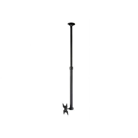 Atdec Telehook Single Display Drop Length Adjustable Ceiling TV Mount - Black