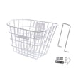 thumbnail image 3 of Cesta delantera para bicicleta eléctrica con soporte, accesorio versátil, montaje sencillo, cesta de carga metálica de 13,4 x 10,6 x 10,2 pulgadas,, 3 of 8
