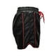 red pants with white stitching