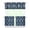 Bohemian Style, variant on Tropical Sunset Palm Tree Kitchen Curtains 3-Pack - Boho Coastal Tier & Valance Set with Rod Pocket (54x18" + 2x27.5x24") Beachy Semi-Sheer Window Treatments