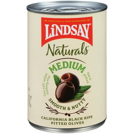 (3 Pack) Lindsay Naturals Black Ripe Olives 6 Oz Pull-Top