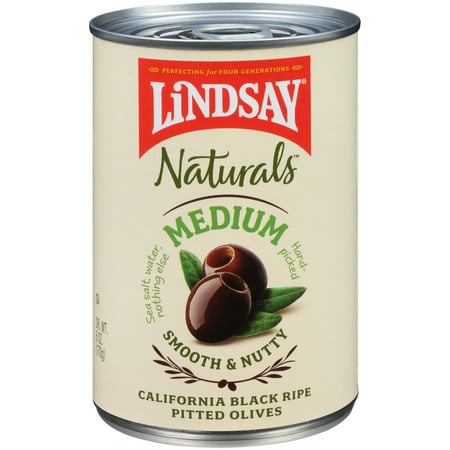 (3 Pack) Lindsay Naturals Black Ripe Olives 6 Oz Pull-Top (Best Three Olives Flavor)