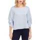 thumbnail image 1 of Vince Camuto Blusa tipo tulipán para mujer, azul, mediana Vince Camuto Pull-over, 1 of 1