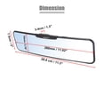 thumbnail image 3 of Unique Bargains 280mm for White Glass Curved Panofor Ramic Wide Angle Rear View Mirror for Car Interior, 3 of 4