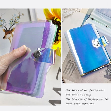 1Pc Rectangular Nail Art Stamping Plate Holder Bag 40 Slot Holder Storage Bag For Gel Polish Nail Painting Template Bag