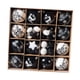thumbnail image 1 of 52x Adornos de bolas navideñas, Decoración colgante navideña, Adorno navideño, Negro, 1 of 9