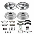 thumbnail image 3 of PowerStop Front and Rear Z36 Truck & Tow Brake Pad Rotor Drum and Shoe Kit Fits: DODGE MITSUBISHI Select Models K15254DK-36, 3 of 10