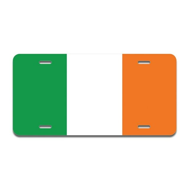 SignMission A-LP-03-310 Drapeau Irlandais Plaque d'Immatriculation en Aluminium