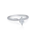 thumbnail image 5 of Rachel Koen Marquise Cut Diamond Engagement Ring 14K White Gold 0.27Ctw Size 6.5, 5 of 6