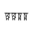 thumbnail image 1 of GT24R-MT Rear Suspension Arms Spare Parts Set, Black, 1 of 1