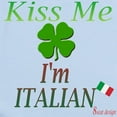 thumbnail image 2 of CafePress - Kiss Me, I'm Italian Infant Bodysuit - Baby Light Bodysuit, Size Newborn - 24 Months, 2 of 4