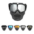 thumbnail image 1 of (Mercury lenses)Skull Goggle Mask Riding Mask Safety Road Riding Uv Motorbike Glasses Protective Mask, 1 of 5