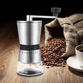 thumbnail image 2 of Jinsinto Stainless Steel Manual Coffee Grinder - Conical Ceramic Burr Portable Hand Crank Espresso Grinder, 2 of 5