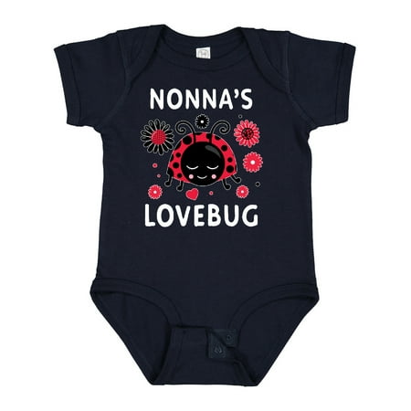 

Inktastic Valentine s Day Nonna s Lovebug Gift Baby Boy or Baby Girl Bodysuit