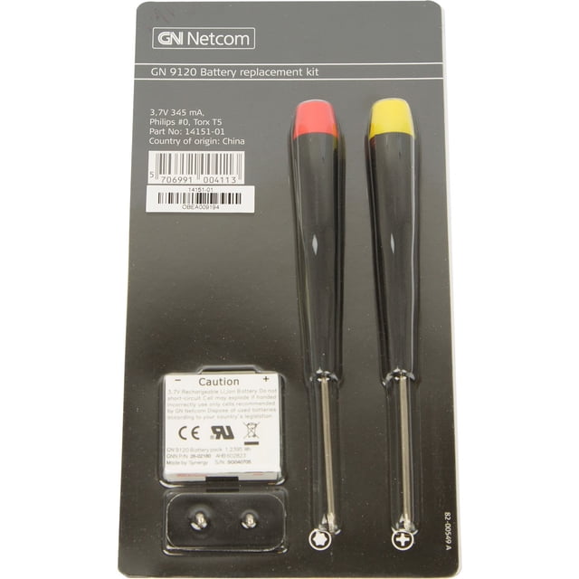 Kit de baterías Jabra GN-14151-01 para 9120 y 9125 con iones de litio