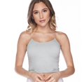 thumbnail image 2 of Womens Casual Cami Spaghetti Crop Tank Top Skinny Strap Cropped Solid One Size, 2 of 4