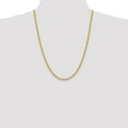 thumbnail image 2 of Solid 14k Yellow Gold 4mm Rope Chain Necklace - with Secure Lobster Lock Clasp 24", 2 of 6