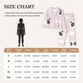 thumbnail image 6 of Junzan Cute Panda Print Womens Pajama Sets,Long Sleeve Button Down For Women Pjs 2 Piece, 6 of 9