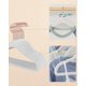 thumbnail image 1 of QPENWEI Lot de 10, Blanc Nuage en Velours, avec Crochets Pivotants à 360° en Rose Gold, Cintres pour Vêtements, Gain de Place, Cintres Antiglisse, 1 of 3