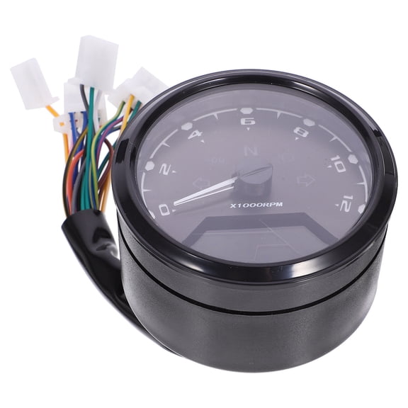 Mobutofu 1Pcs Motorcycle Digital Speedometer with LCD Display for Motorbike Riders